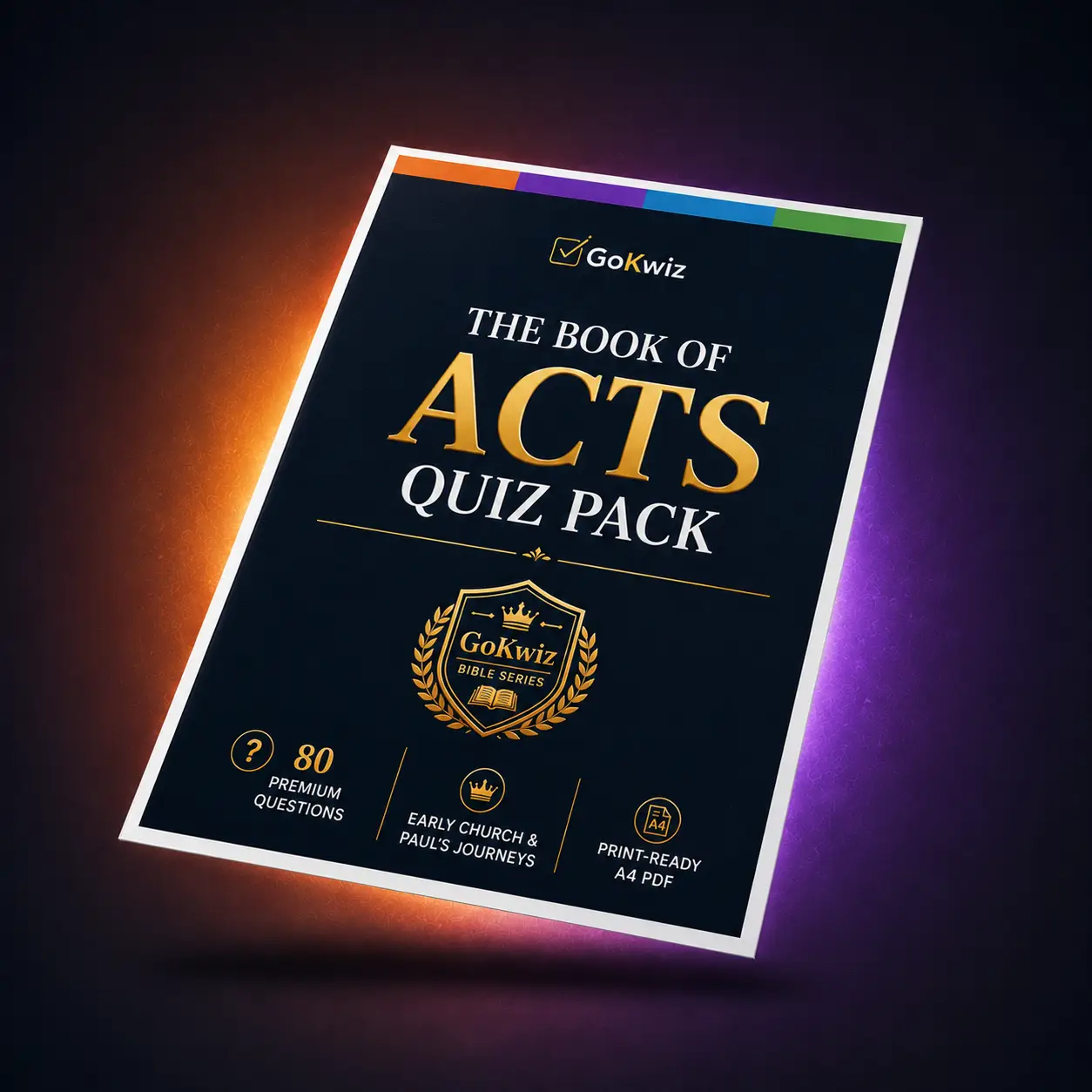 The Book of Acts Quiz Pack